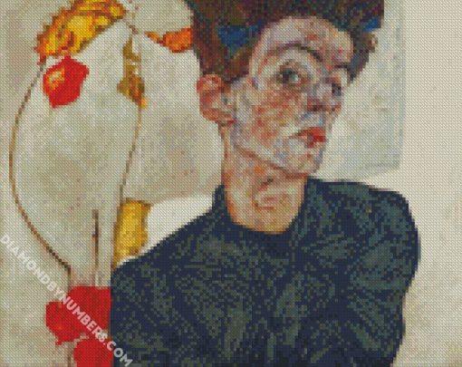 egon schiele diamond paintings