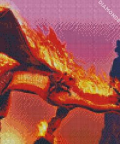fire dragon diamond paintings