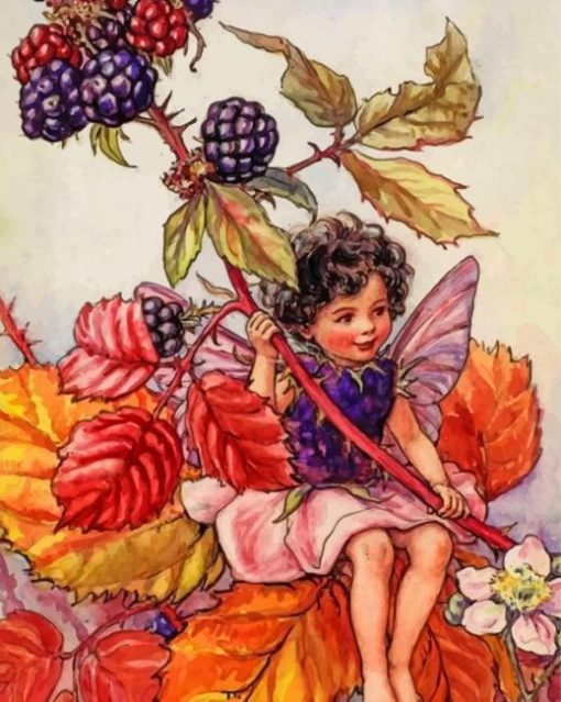 Flower Fairy paint by numbers