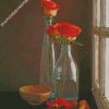 flowers in a glass of water diamond paintings