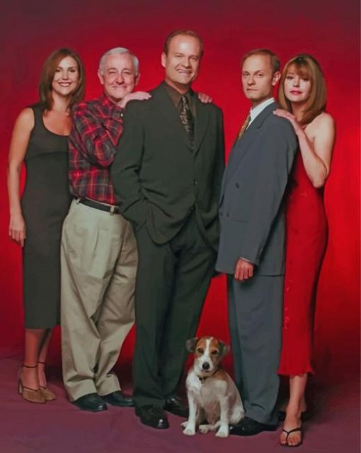 Frasier Characters Paint by numbers