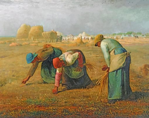 Vintage Gleaners paint by numbers