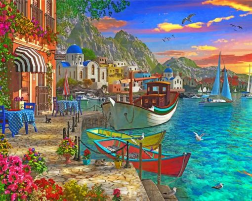 Greece GorogorszagGreece Gorogorszag paint by numbers