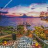 guatemala sunset diamond painting