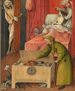 Death And The Miser Paint by numbers