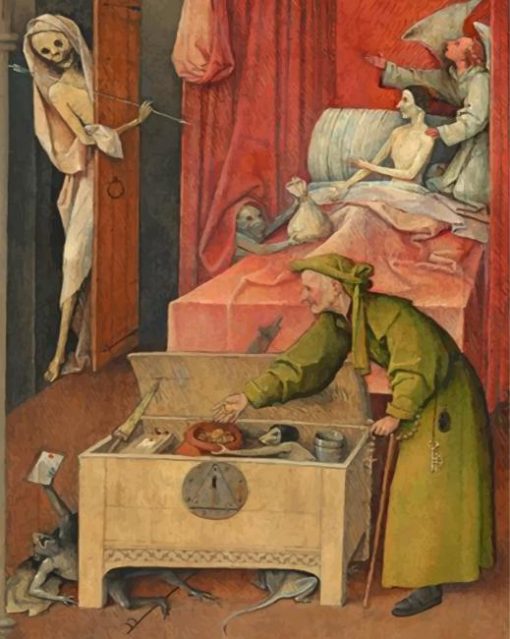 Death And The Miser Paint by numbers