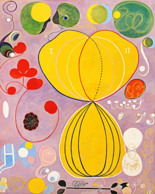 Hilma Af Klint Paint by numbers