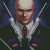 hitman illustration diamond paintings