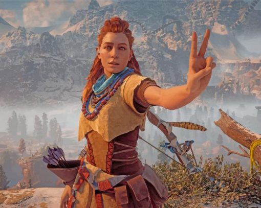 Horizon Zero Dawn Horizon Zero Dawn paint by numbers