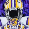 Lsu Football Paint by numbers