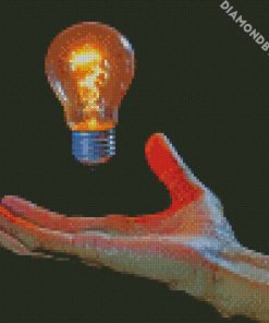 itss light bulb liberation diamond painting