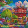 japanese park diamond paintings