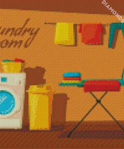 laundry room diamond painting