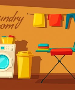 Laundry Room Paint by numbers