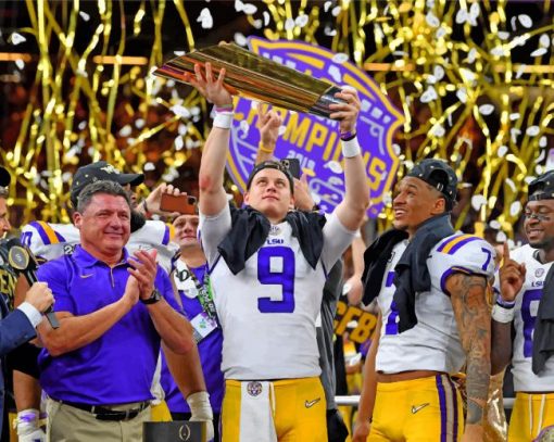 Lsu Victory Paint by numbers