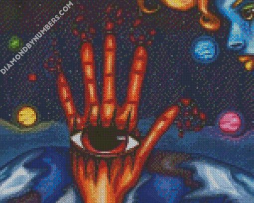 night evil eye fantasy diamond paintings