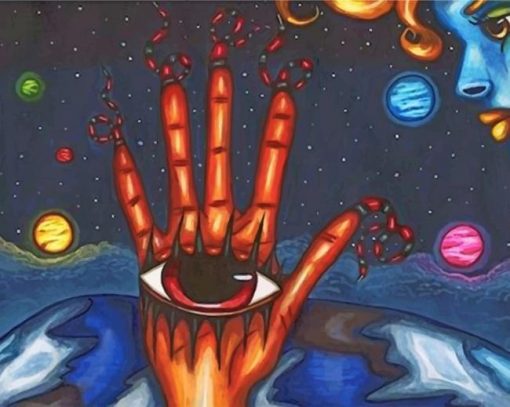Night Evil Eye Fantasy Paint by numbers