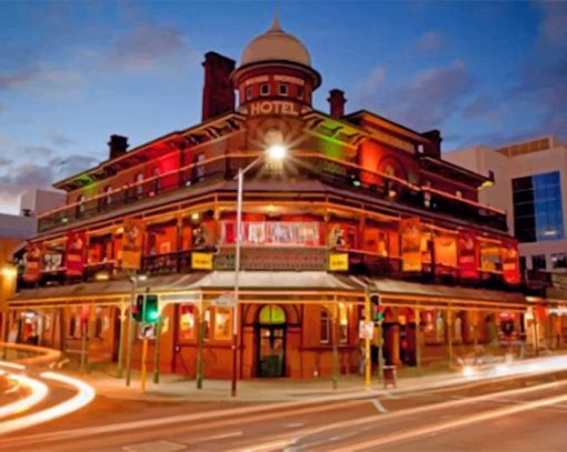 Perth Night Life paint by numbers