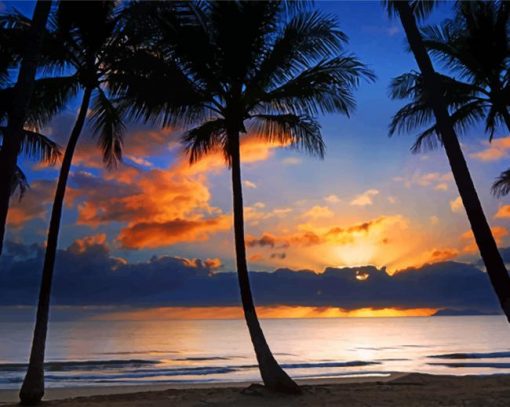 Cairns Sunsrise Paint by numbers