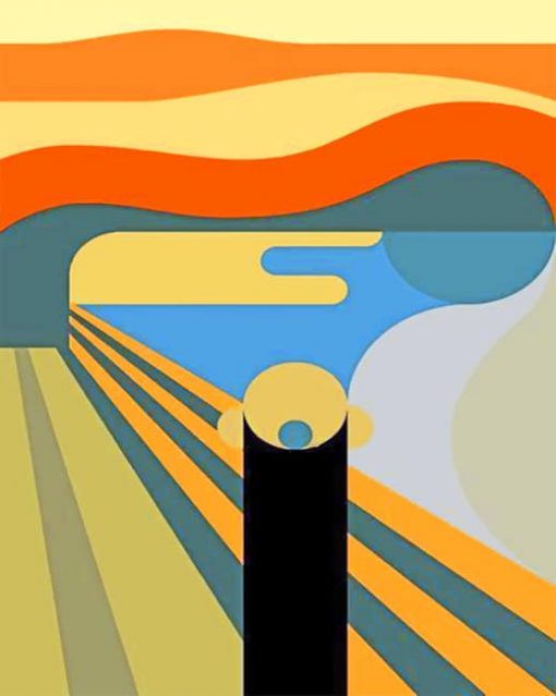 The Scream paint by numbers