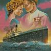 Titanic Jack And Rose Paint by numbers