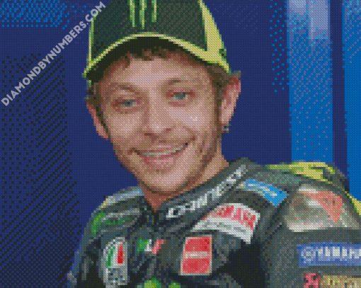 valentino rossi yamaha rider diamond paintings