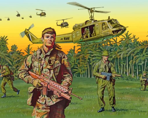 Vietnam War Paint by numbers