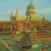 Canaletto The Thames from Somerset House diamond painting