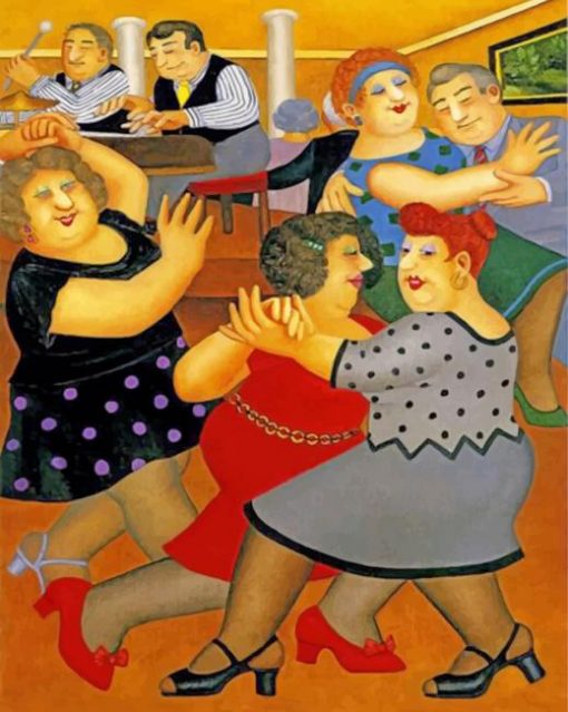 Fat-Ladies-Dancing-paint-by-numbers