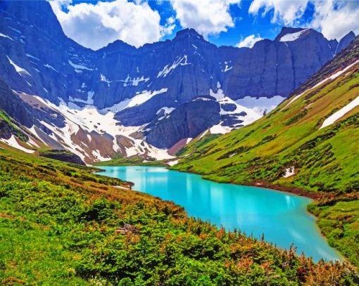 Glacier-Park-montana-paint-by-number