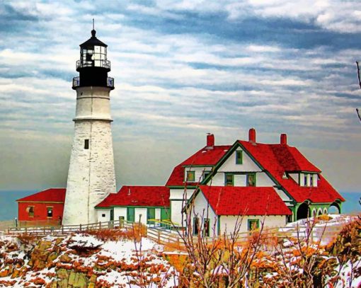 Portland-Head-Light-paint-by-number