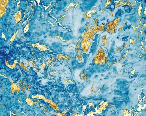 abstract-blue-and-gold-paint-by-number