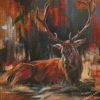 aesthetic abstract deer animal Diamond Paintings