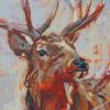 aesthetic abstract deer animal Diamond Paintings