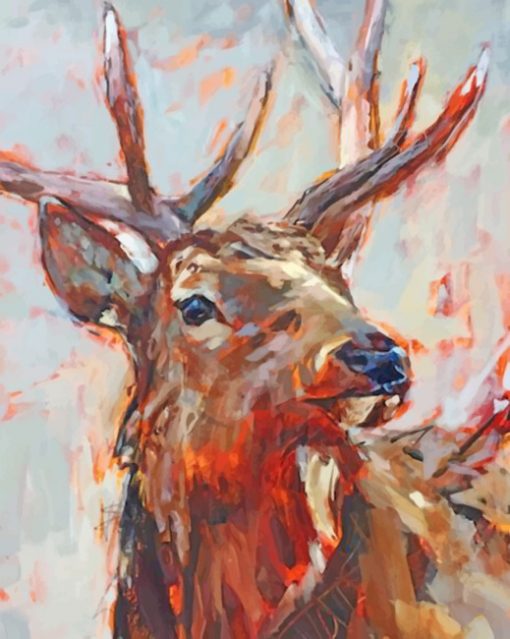 aesthetic-abstract-deer-paint-by-number