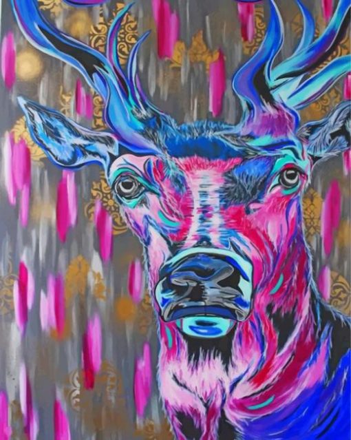 aesthetic-abstract-deer-paint-by-numbers
