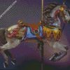 aesthetic carousel diamond painting