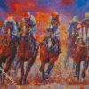 aesthetic horse race diamond painting