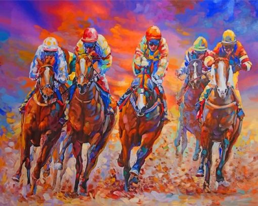 aesthetic-horse-race-paint-by-number