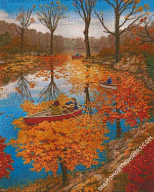 autumn time rob gonsalves diamond painting