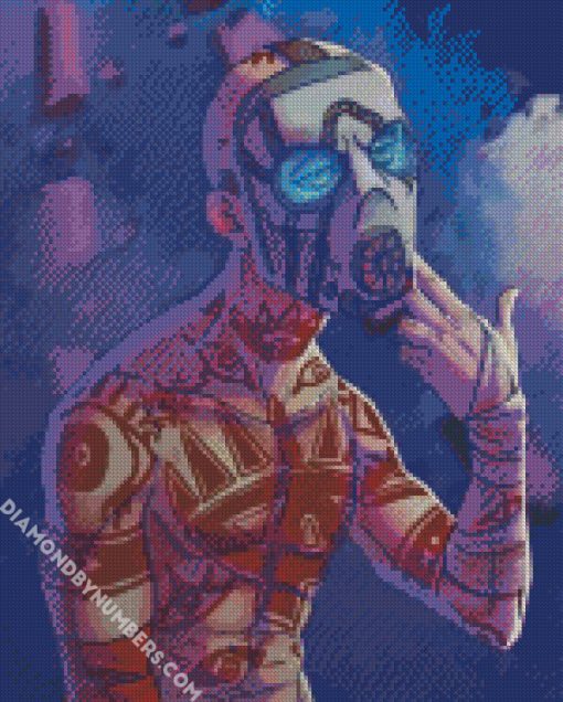 borderlands art diamond painting