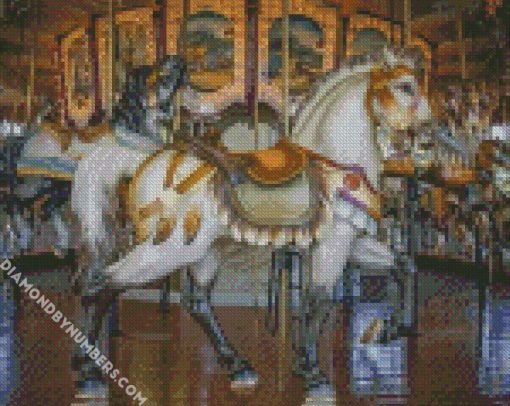 carousel diamond paintings