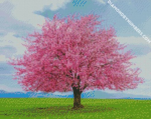 cherry tree diamond painting