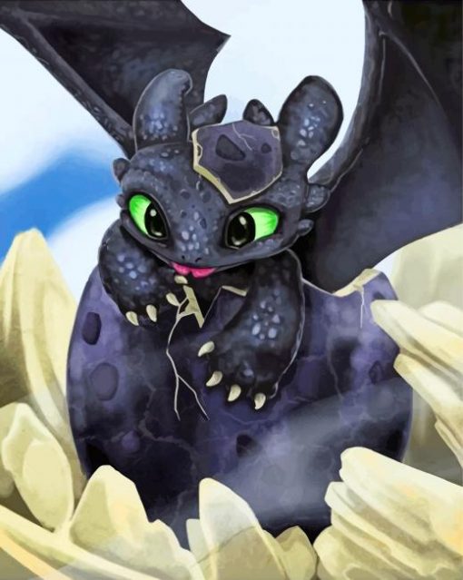 cute-toothless-paint-by-number