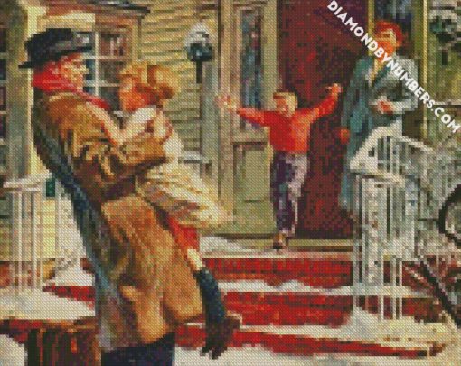 dad is home roger wilkerson diamond painting