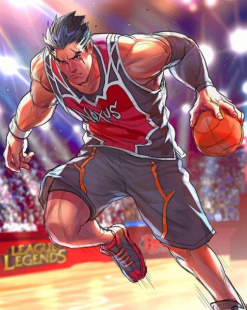 darius-playing-basketball-paint-by-number