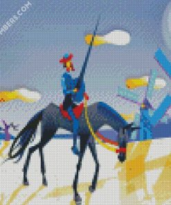 don quixote diamond painting