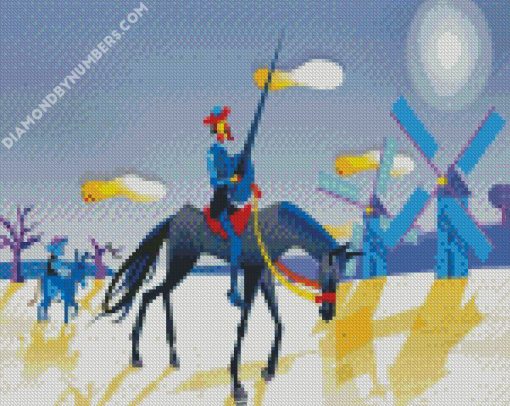 don quixote diamond painting