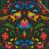 folk art mexican art diamond painting