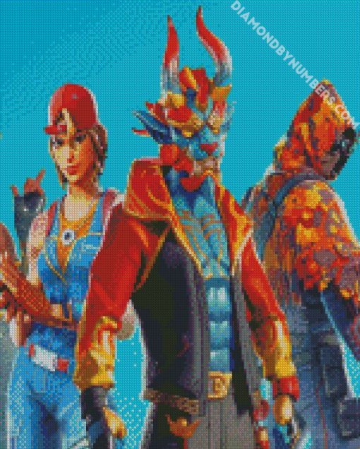 fortnite game diamond paintings